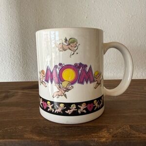 Vintage Four Seasons Collection MOM Cherub Coffee Mug Mother's Day Cup